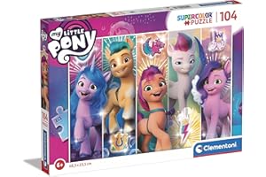 Clementoni - 25732 - Supercolor Puzzle My Little Pony - 104 Elementów - Puzzle Dla Dzieci