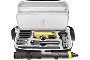 AMAZEAR Carrying Case for Insta360 X5 Accessories, Portable Insta 360 X5 X4 Action Camera Waterproof Travel Bag with Shoulder Strap, Compatible with Insta360 X4 Air, 3M 9.8ft Selfie Stick, Black