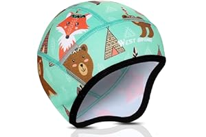ICOCOPRO Fahrrad Mütze Winter Kinder | Wintermütze Fahrradmütze unter Helm | Sportmütze Helm Unterziehmütze | Bike Warm Cap Winddichte | Radmütze Laufmütze Kinder Unisex für Alle Outdoor Aktivitäten