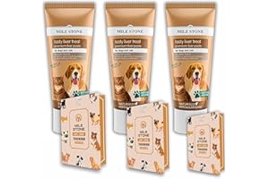 MILE STONE MS – 3 x 75g Liver Paste Bundle – Grain-Free Pate for Dogs & Cats