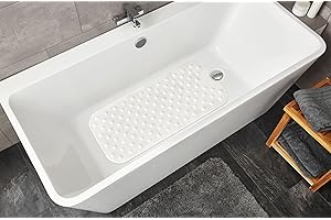 Kleine Wolke Formosa, mata łazienkowa, 40 x 90 cm, biała, gumowa