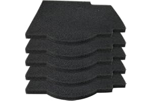 OWOAOOWL Filter kompatibel mit Lunos Silvento Abluftgerät, 5 Stück Ersatzfilter für 2/FSI-R, 039 721, 191 x 166 mm Staubfilter Luftfilter (5 Stück)