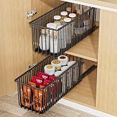 Diealles Shine Removable Drawers for Kitchen, 2 Pieces 41 x 16 x 15.3 cm Removable Tray Cupboard Kitchen, Telescopic Drawer K