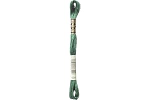 DMC 117-699 Six Stranded Cotton Embroidery Floss, Christmas Green, 8.7-Yard