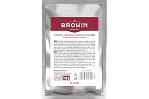 Browin 401601 Klarowin - środek klarujący, do win i soków, 100 g, na 100 L