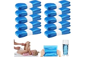 Zosenyer Recambios Contenedor de Pañales para Tommee Tippee,5M Bolsa de Relleno para Papelera Pañales Bebe Bloquea Olore para Todo Tipo de Contenedor Pañales