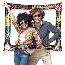 Kit Foto Booth 18 Anni | 53 Pezzi Con Cornice Gonfiabile | Accessori Festa Selfie - Foto 6