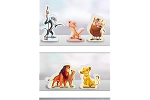 Nessuna Set 5 pz Sagome 15 cm in polistirolo Re Leone Simba Lion King
