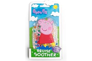 Peppa Pig Children’s Bruise Soother | Cooling Gel Pack/Ice Pack for Bumps and Bruises | Re-usable | Cold Pack & Warm Use | Soothing, Peppa brings smiles back fast! | Made by Jellyworks