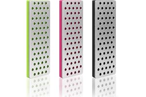WPPQWP Diamantslipstensset 3 delar (240#/500#/1000#) – kompakt bärbar för skidkanter, knivar och träverktyg – högkvalitativ d