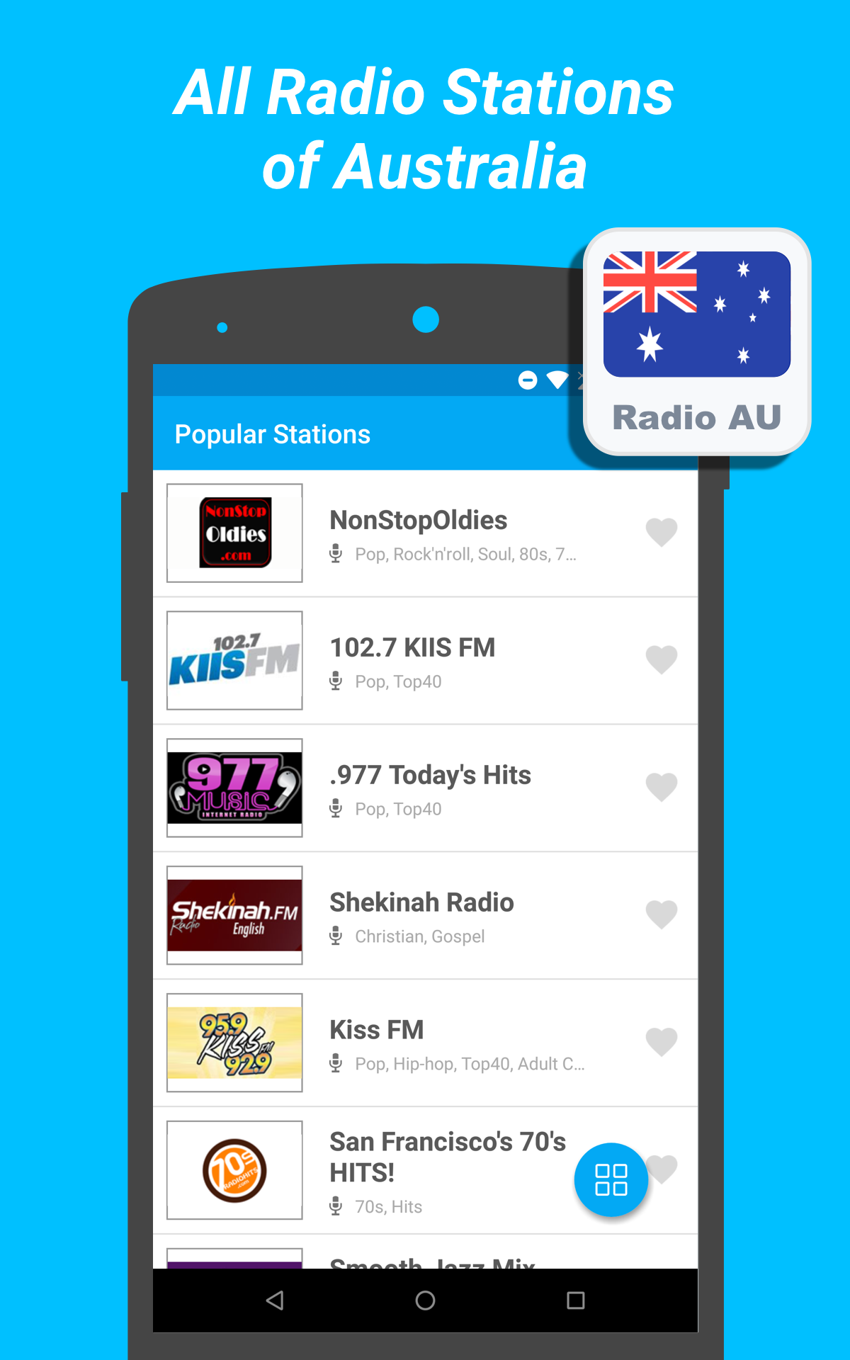 Radio AU All Australia Radio Station, Tunein now Amazon.co.uk