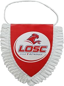 FOOTBALL FANION 1984 WIMPEL PENNANT FRANCE LILLE OSC LOSC DOGUES