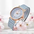 IIK COLLECTION Watches for Women Round Dial |Analogue Quartz Movemnet Ladies Watch|Long Battery Life|Metal Bracelet Chain Str