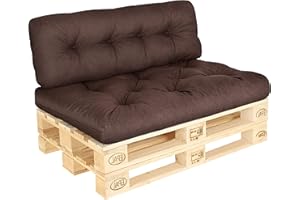 ‎PILLOWS24 PILLOWS24 Palettenkissen 2-teiliges Set | Palettenauflage Polster für Europaletten | Hochwertige Palettenpolster | Palettensofa Indoor & Outdoor | Erhältlich Made in EU