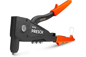 Presch Nitverktyg - Robust professionell nitverktyg - Nitverktyg med ergonomiskt handtag för blindnitar - Stål Ø 2.4, 3.2, 4.