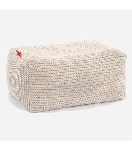 Lounge Pug Grote Ronde Voetenbank Corduroy Blozen Roze– Big Bertha