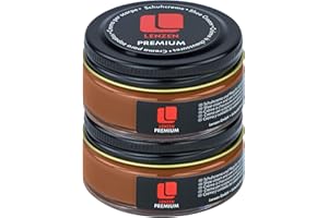 Lenzen 2x50ml Premium Crema per Scarpe in Pelle
