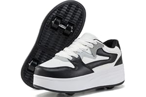 ANEFUN Rollschuhschuhe für Kinder Jungen Mädchen Sneakers mit abnehmbaren Rädern Sportschuh