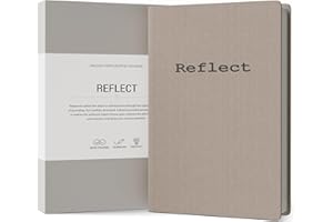 MindPanda | Reflect Journal - Guided Journal For Beginners - Writing Prompts For Daily Reflection, Gratitude, & Mindfulness - Mood Tracker & Gratitude Log. Premium Non-Bleed