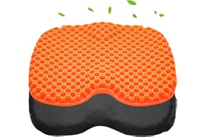 Bilbear Anti Slip Gel Kayak Seat Cushion Breathable U Shape Kayak Seat Pad for Sit in Kayaks,Boat,Canoe and Fishing,Waterproof Inflatable Thicken Seat Cushion for Kayak Accessories Equipment