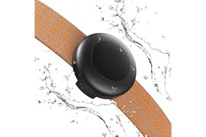 SUPMEGA AirTag Hülle für Hundehalsband, 100% wasserdichte AirTag-Hundehalterung aus Metall, Anti-Lost Dog GPS Tracker Zubehör Kompatibel mit Apple AirTag
