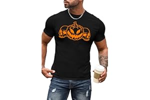 hohololo T-Shirt d'halloween pour Homme - Costume d'halloween - Motif : rbis - pour l'automne et Le Carnaval