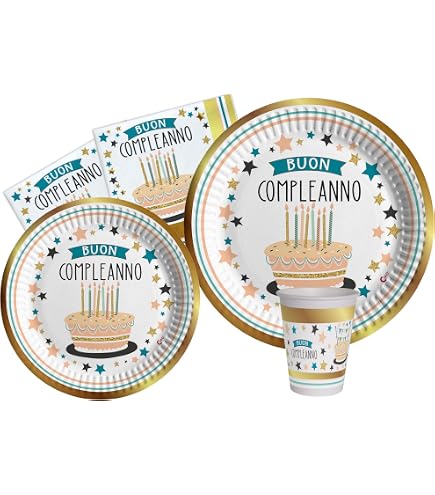 Kit Party Tavola Puffi per 24 persone (88 pezzi