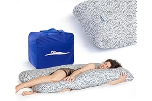 ‎MKS MKS KomfortKissen ORIGINAL - Premium Orthopädisches Kuschelkissen | Körperkissen | Seitenschläferkissen - Für besseren Schlaf und gegen Rückbeschwerden, 100 x 150 cm (Baumwolle (Standard) / Aroma)