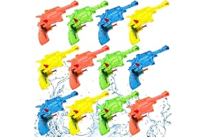 Lets Joy Pistolet à Eau pour Enfants, 12PCS Petit Pistolet à Eau,Jouet Pistolet à Eau, Jouet d'Eté Pistolet à Eau,Plein Air Pistolets Eau pour Piscine Plage,Cadeaux pour Garçons Filles Enfants
