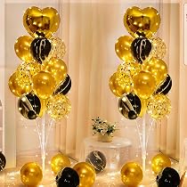 Enanal Fire Balloon Garland Arch Kit, 144pcs Red Yellow Chrome Gold Balloons With Fire Truck Foil Balloons For Fireman Party Supplies Kids Birthday...