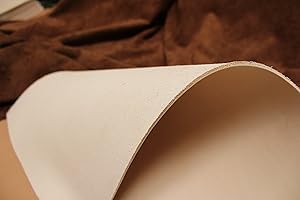 Förster-Fellnest Zuschnitt-Auswahl: Kräftiges Blankleder, Dickleder, 5,3-5,5 mm dick! Punzierleder - pflanzlich gegerbt, für viele Projekte: Tasche, Köcher, Holster, Messerscheide usw.