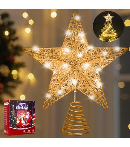 Étoile Sapin De Noel Noël Arbre Topper Topper Sapin De Noel