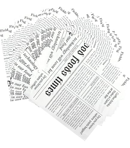 150 Fogli Carta Oleata Deli 15x15 Cm | Per Hamburger, Patatine, Panini