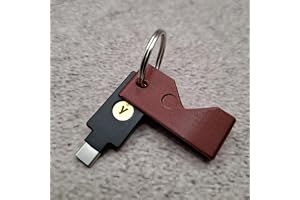 ULEIVA Skyddsfodral kompatibelt med Yubico Yubikey 5 NFC (USB-A)/5C NFC (USB-C) skyddshölje för säkerhetsnyckel, färgval