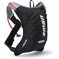 Sac à Dos D'hydratation USWE Race 2.0 - Ultra Léger 0,2 Kg, Poche Eau 2L, Système Anti-rebond, Pour VTT, Course, Randonnée