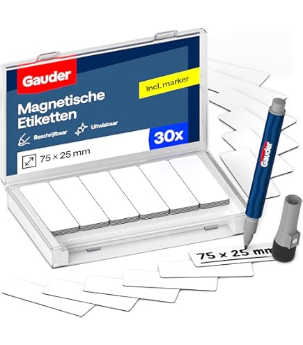 2DOBOARD Scrum Whiteboard Magneten 7,5 x 7,5 cm - 25