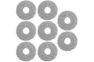 WPPQWP 8 pezzi Mop Rotante per Roborock Q Revo/Qrevo Pro/Qrevo S/Qrevo Curv/Qrevo MaxV, Kit di Ricambi per Aspirapolvere Robot