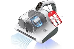 ‎HOOVER Hoover HMC5 Matratzen Handstaubsauger, 4 automatische Funktionen: Beat&Roll, Staubsaugen, UV-C-Licht, Trocknen, Entfernung von Staubmilben, Bakterien, Allergenen, Milbensauger für Matratzen [HMC510UV]