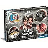 Clementoni Ehrlich Brothers Street Magic - Zauberkasten für Kinder ab 8 Jahren - Magisches Equipment für 40 verblüffende Zaub