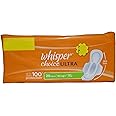 Whisper Choice Ultra Sanitary Pads for women - XL Wings (280 mm), 20 Pieces Pack