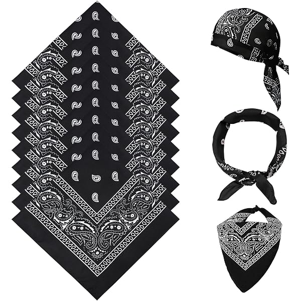 3-12 Lot of Paisley Bandana Face Mask Washable Biker Headband Wrap Neck 3-12 Lot of Paisley Bandana Face Mask Washable Biker Headband Wrap Neck