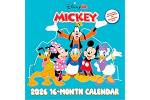 ‎PYRAMID INTERNATIONAL Pyramid - MICKEY & MINNIE MOUSE 2026 – Broschürenkalender 30×30 cm mit Disney-Klassikern – Wandkalender für Kinder & Familien
