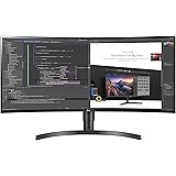 LG 34WN80C Monitor 34" QuadHD UltraWide Curvo 21:9 LED IPS HDR, 3440x1440, 1 Miliardo di Colori, HDMI 2.0, Display Port…