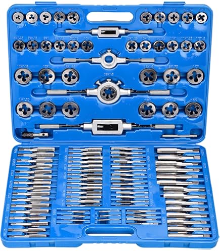 Kit Maschi E Filiere 110 Pezzi - Acciaio Al Tungsteno, Da M2 A M18 - Foto 2