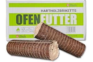 30kg Nestro Hartholzbriketts im 10kg Karton FSC Gluthalter Kamin Ofen Brenn Holzbriketts Heiz Grill Smoker Kohle | Energie Kienbacher