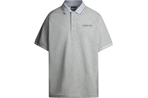 RED BULL RACING X PEPE JEANS PEPE JEANS męska koszulka polo z logo z końcówkami, szara (MARL GREY), M, Szary (Marl Grey), M