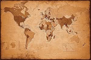 Close Up Poster Planisfero Vintage 91 5cm X 61cm Amazon It Casa E Cucina Planisfero Vintage