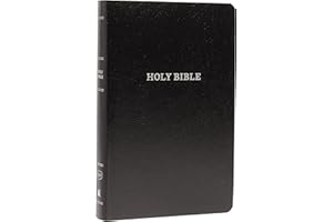 KJV Holy Bible: Gift and Award, Black Leather-Look, Red Letter, Comfort Print: King James Version