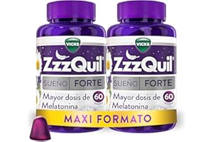 ZzzQuil Sueño Forte, Mayor dosis de Melatonina* gummies para dormir