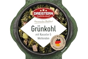 ‎DREISTERN DREISTERN Kale 400 g, with vegetables and potatoes, hearty ready dish in microwave bowl, long shelf life thanks to natural preservation, homemaker quality